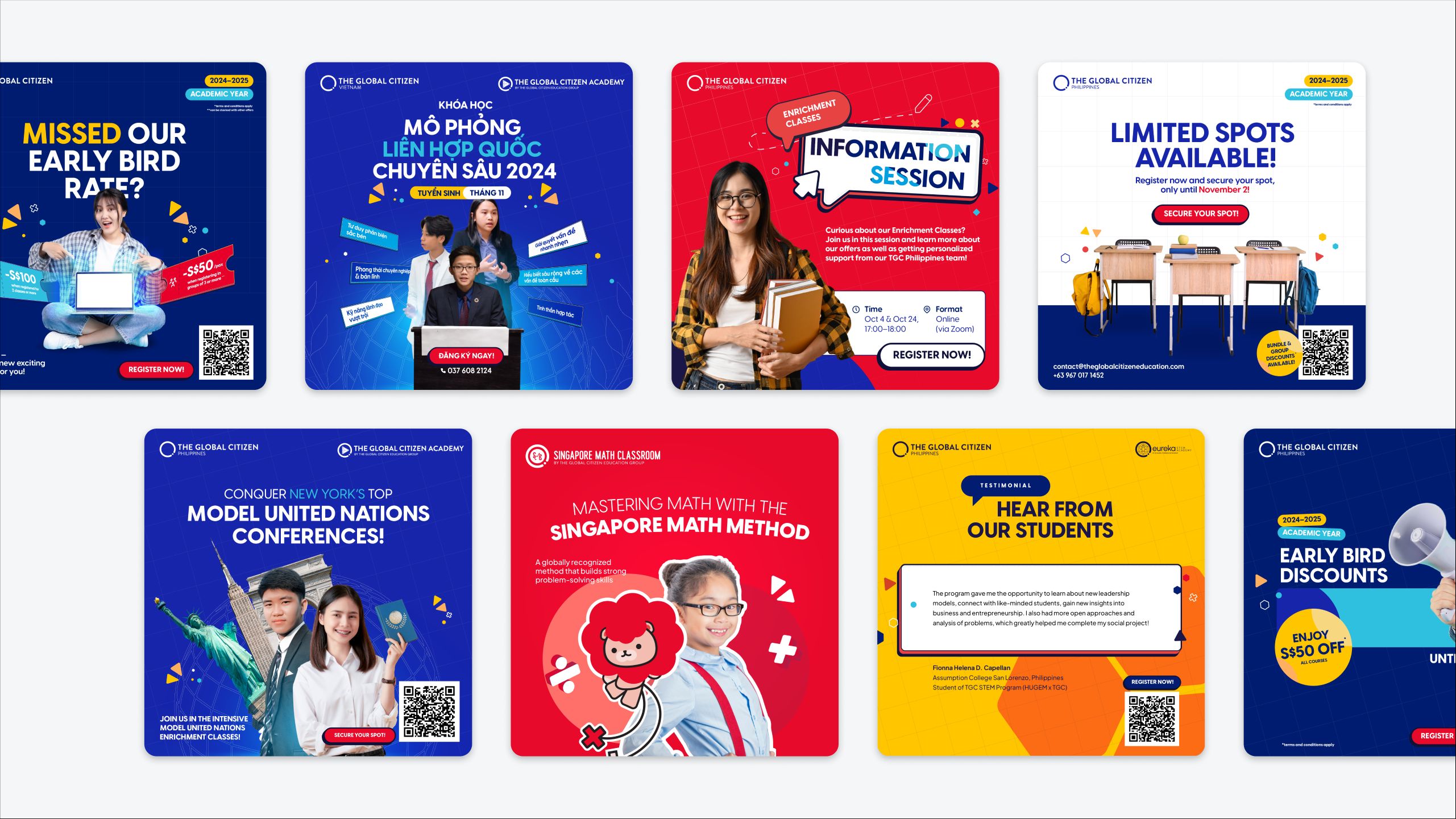 TGCEG social media posts